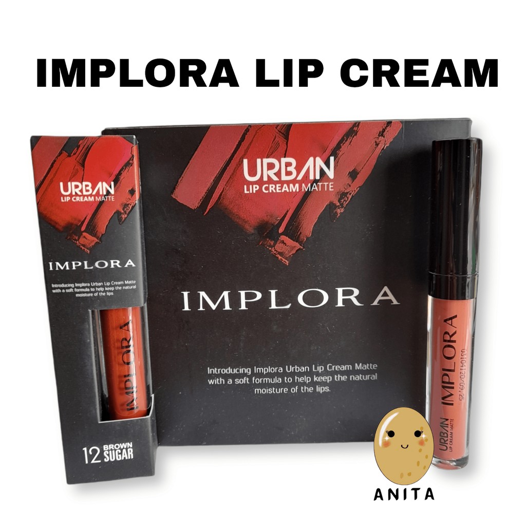 (Hàng Mới Về) Son Môi Implora Dạng Kem Lì 01-12
