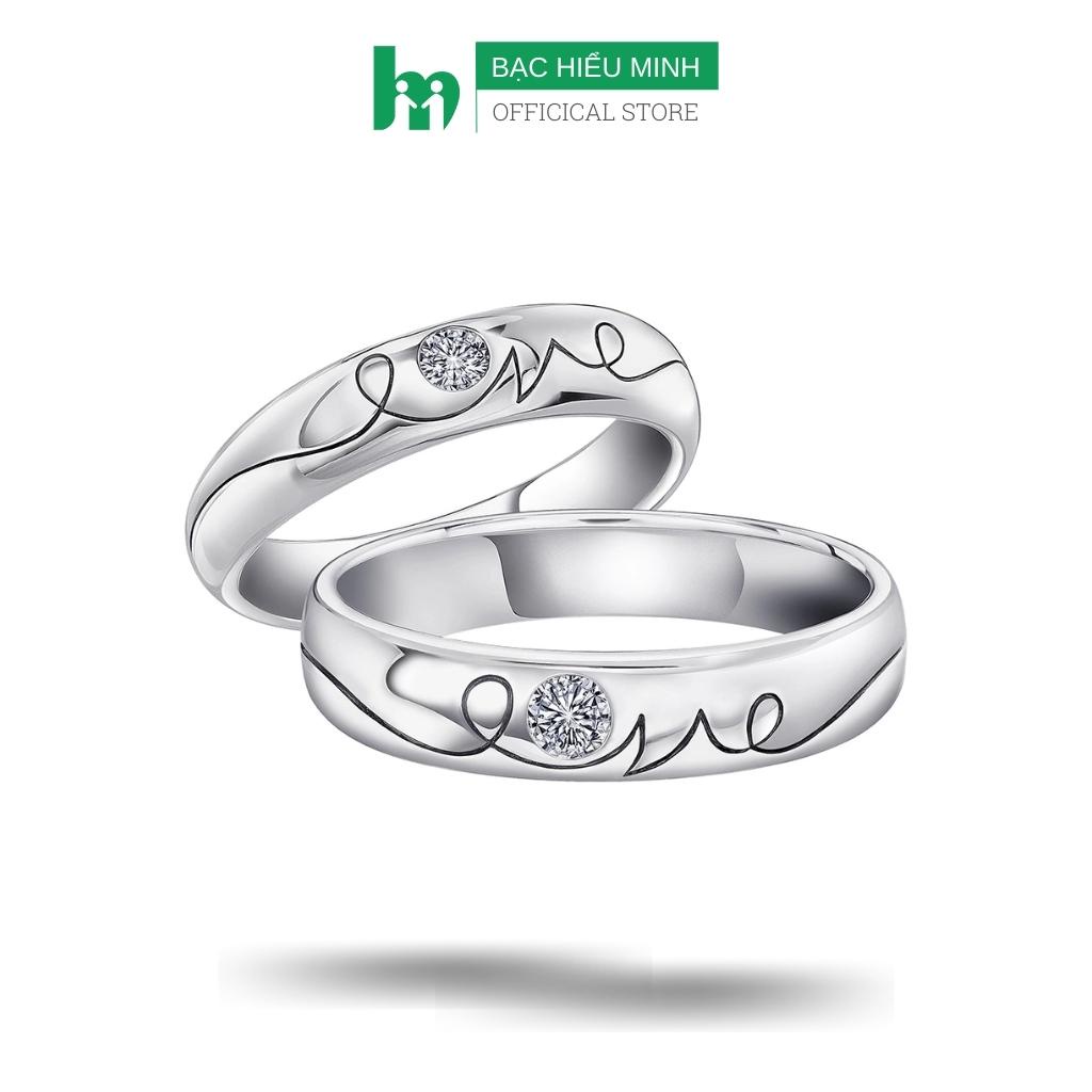 Nhẫn đôi Bạc Hiểu Minh NC436