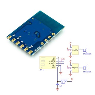 Module Bluetooth Audio 4.0 Jdy-62 Mini (Stereo)