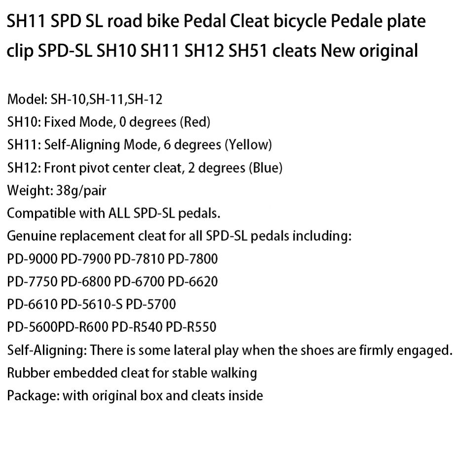 Bộ Dĩa Khóa Tự Động Shimano SPD SL SM SH10 SH11 SH12 SH51 SH56 SH51 SH56 MTB