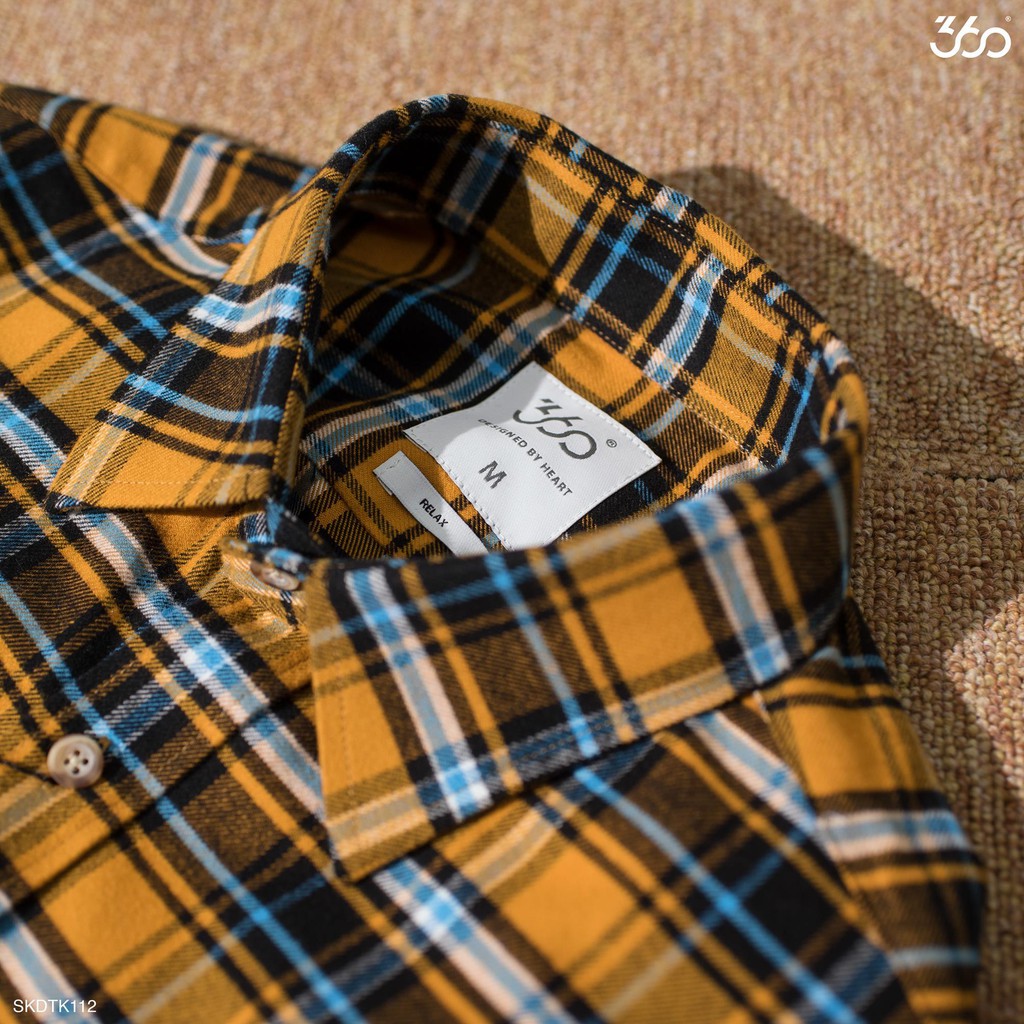 Áo sơ mi nam 360 BOUTIQUE họa tiết caro dài tay - SKDTK112 | BigBuy360 - bigbuy360.vn