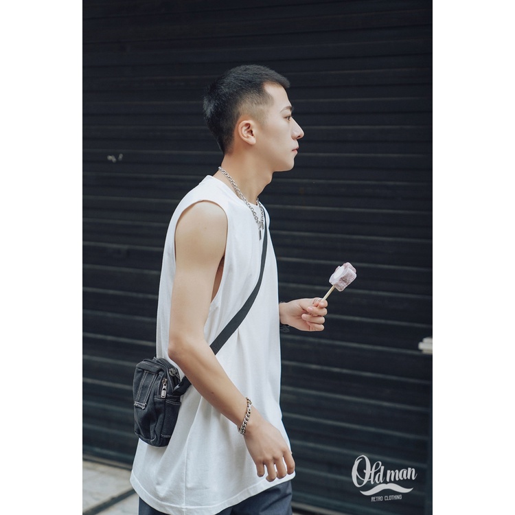 Áo Thun Ba Lỗ, Áo Tanktop Thể Thao Nam, Kiểu Sát Nách, Basic Trơn Cotton