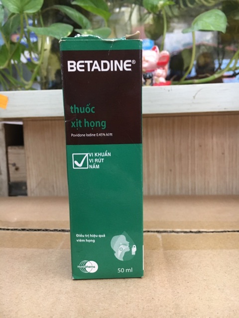 Betadin xịt họng 50ml | BigBuy360 - bigbuy360.vn