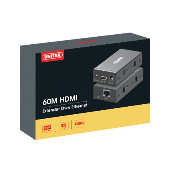 Bộ Khuếch Đại HDMI 150M Qua Cáp Mạng Unitek V101A