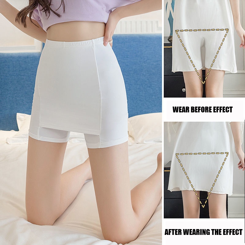 Quần an toàn Lụa băng hai lớp Quần legging nữ NZ-AQK-01