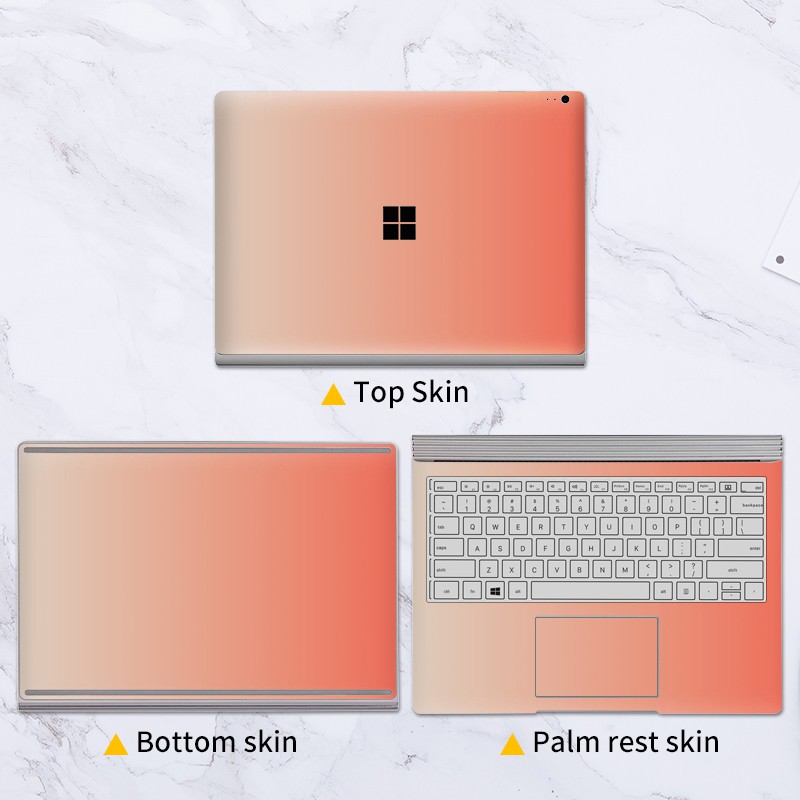 Miếng Dán Vinyl Bảo Vệ Toàn Diện Cho Laptop Bề Mặt 3 / 4 13.5 15 inch Surface Book 2 13.5 15 inch