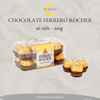 Kẹo socola Ferrero Rocher hộp 16 viên 200g