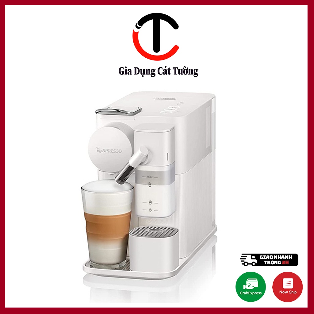 Máy Pha Cà Phê Viên Nén Delonghi Nespresso Lattissima One EN 510.W Hàng Chính Hãng