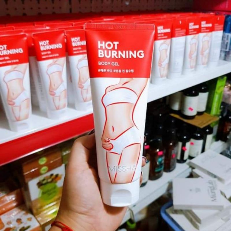 Gel Tan Mỡ Missha Hot Burning Perfect Body Gel 200ml