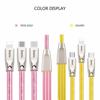 Cáp sạc 3 đầu hoco u9 dài 1.5m