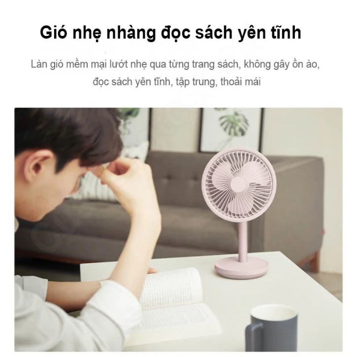 Quạt sạc pin để bàn SOLOVE F5 Xiaomi chính hãng