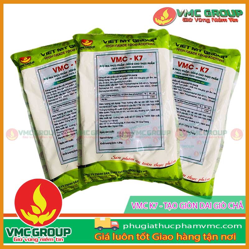 VMC K7 PHỤ GIA TẠO DAI DÒN GIÒ CHẢ