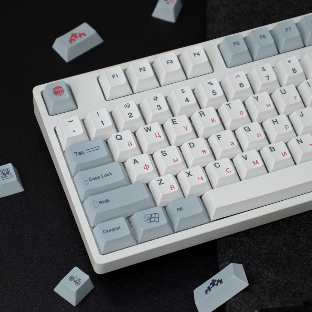 Bộ Phím Rời PBT 137 Phím Cho Bàn Phím Cơ Akkko Gateron 64 68 84 87 96 104 108