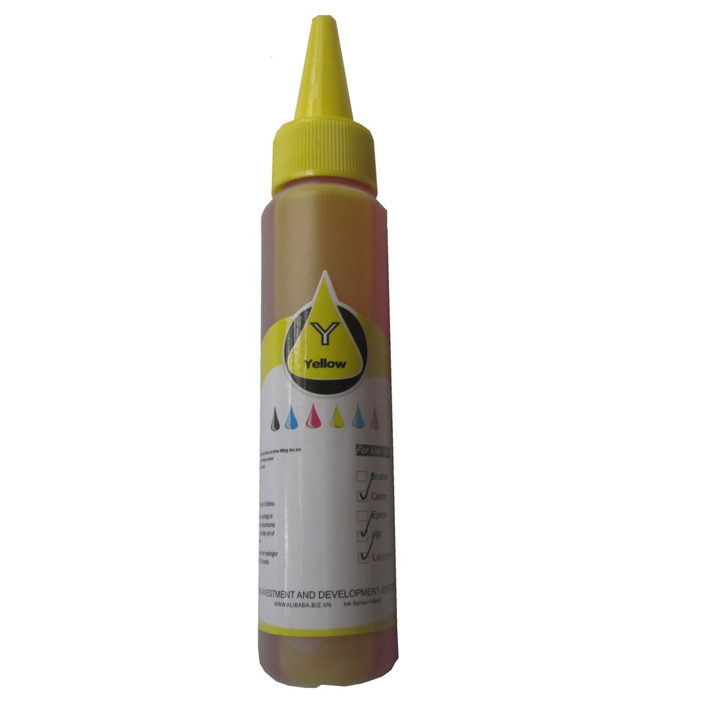 Mực in màu vàng Kim Mai (Y Yellow - Ink) cho máy Epson T50, T60, 1390, 7110