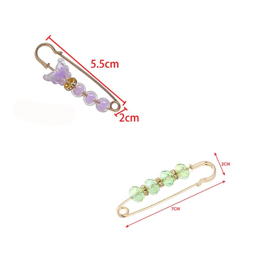 Ghim Cài Thắt Lưng Quần Bằng Kim Loại Đính Hạt Pha Lê Sang Trọng