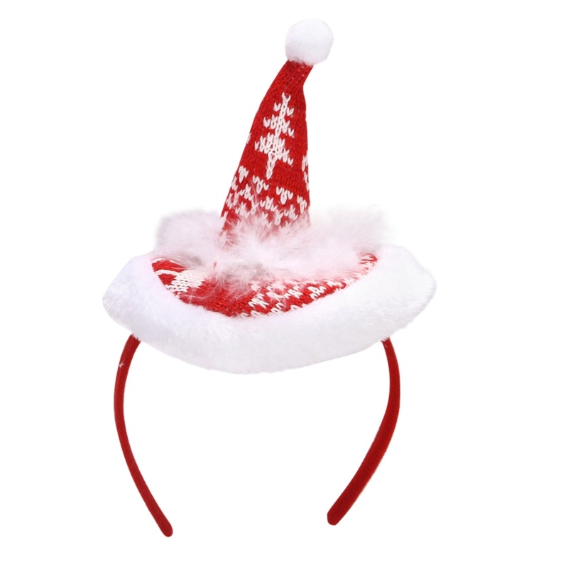 Băng Đô Cài Tóc Hình Nón Ông Già Noel