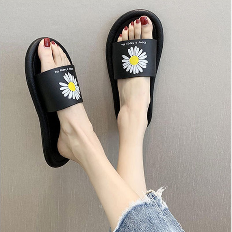 (HÀNG SALE) Dép nữ 💖FREESHIP💖 Dép hoa cúc siêu hot hàng Quảng Châu chuẩn | BigBuy360 - bigbuy360.vn
