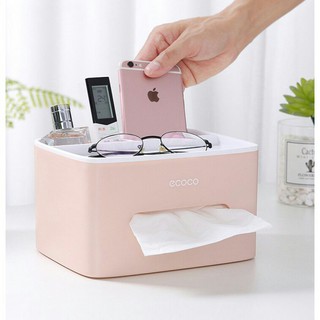 Hộp đựng giấy để bàn đa năng cao cấp ecoco