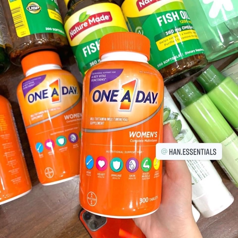 SALE (US) Viên One A Day Women- Dầu cá (nature made, nature’s bounty)