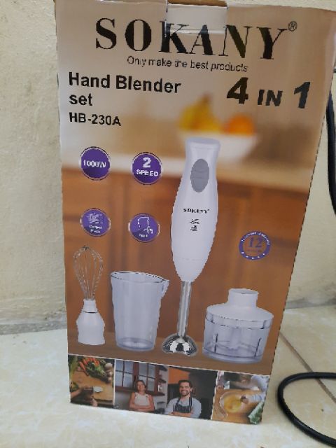 Máy say cầm tay đa chức năng SOKANY HB-230A