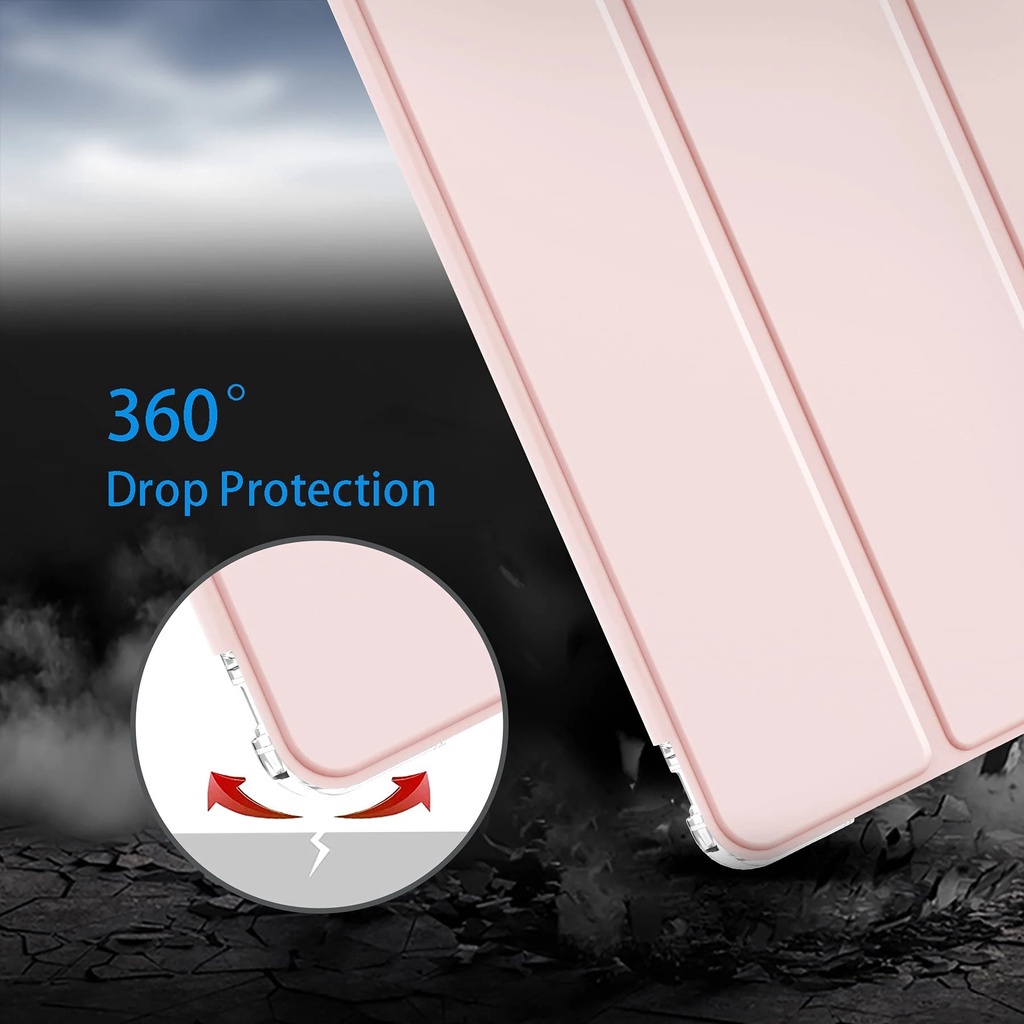 Tri Bao Da Máy Tính Bảng PU + TPU Mềm Nắp Gập Từ Tính Thông Minh Cho OPPO Pad Air 10.36 "2022 OPD2102 X21N2 Ipad Air 10.4" Ốp