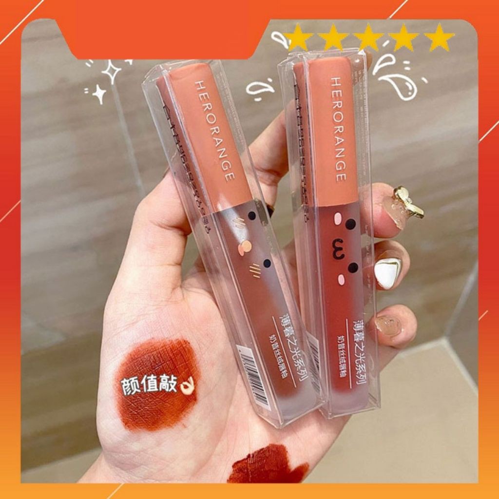 Son kem lì Herorange bền màu, lâu trôi vỏ đám mây trong suốt | BigBuy360 - bigbuy360.vn