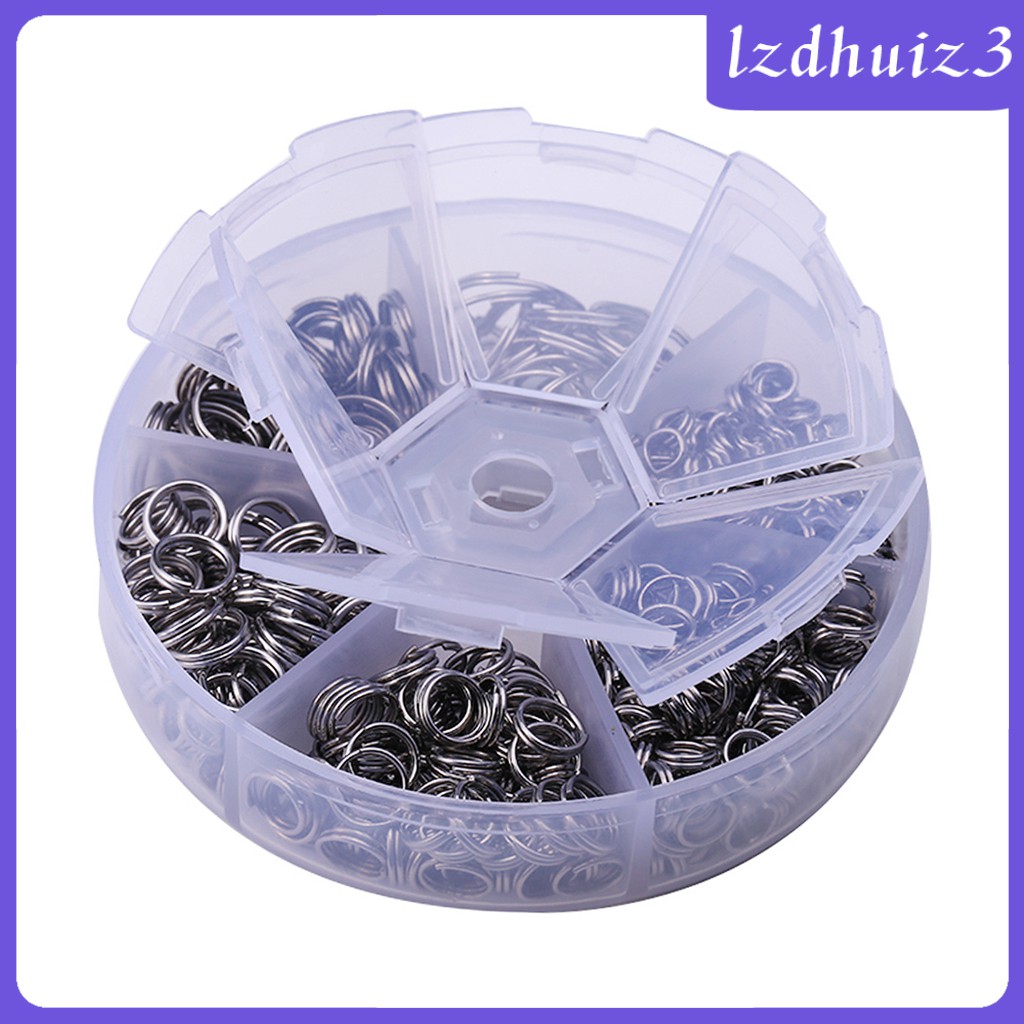 Set 600 Khoen Móc Chìa Khóa Bằng Hợp Kim Kẽm Tiện Dụng