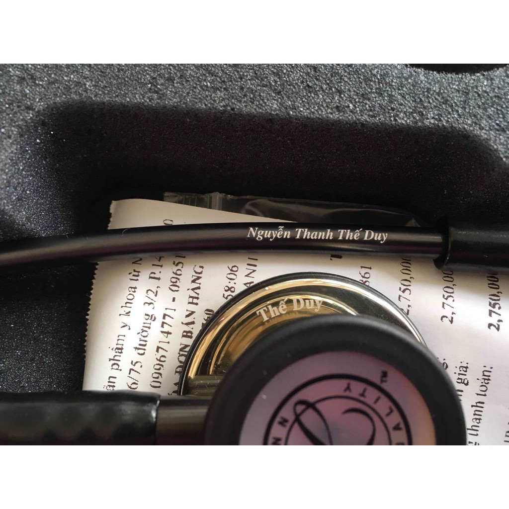 Ống nghe Littmann Classic III ™ màu Black Champagne 5861  chính hãng 3M Mỹ