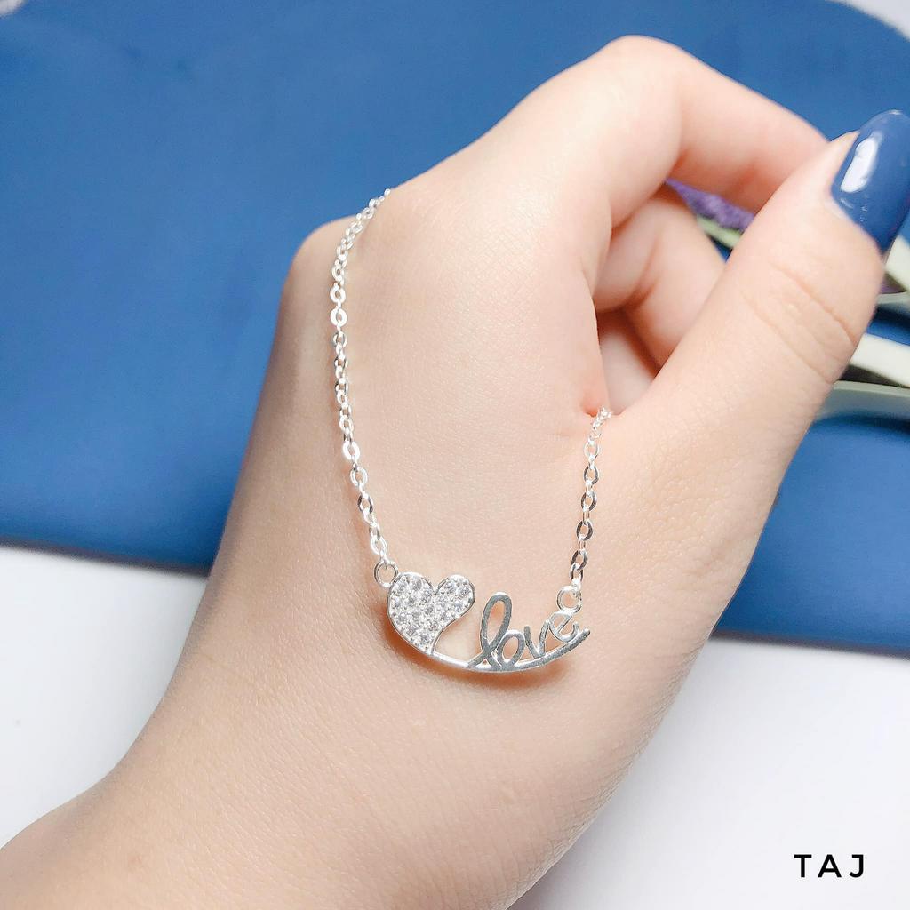 dây chuyền liền mặt chữ love bạc ta TGJ07.02