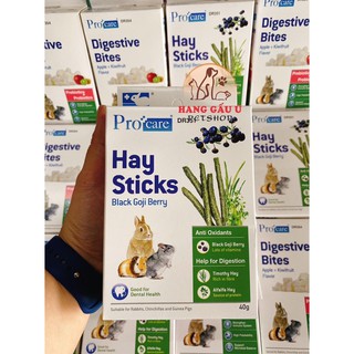 BÁNH CỎ SỢI GIÒN & DÂU ĐEN CHO THỎ BỌ