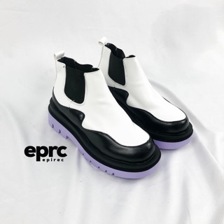 Boots giày da ulzzang đế độn thời trang