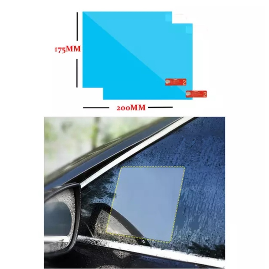 COMBO Miếng Dán Gương Kính Ô tô Xe Máy Bộ Dán NANO Chống Mưa Chống Đọng Nước