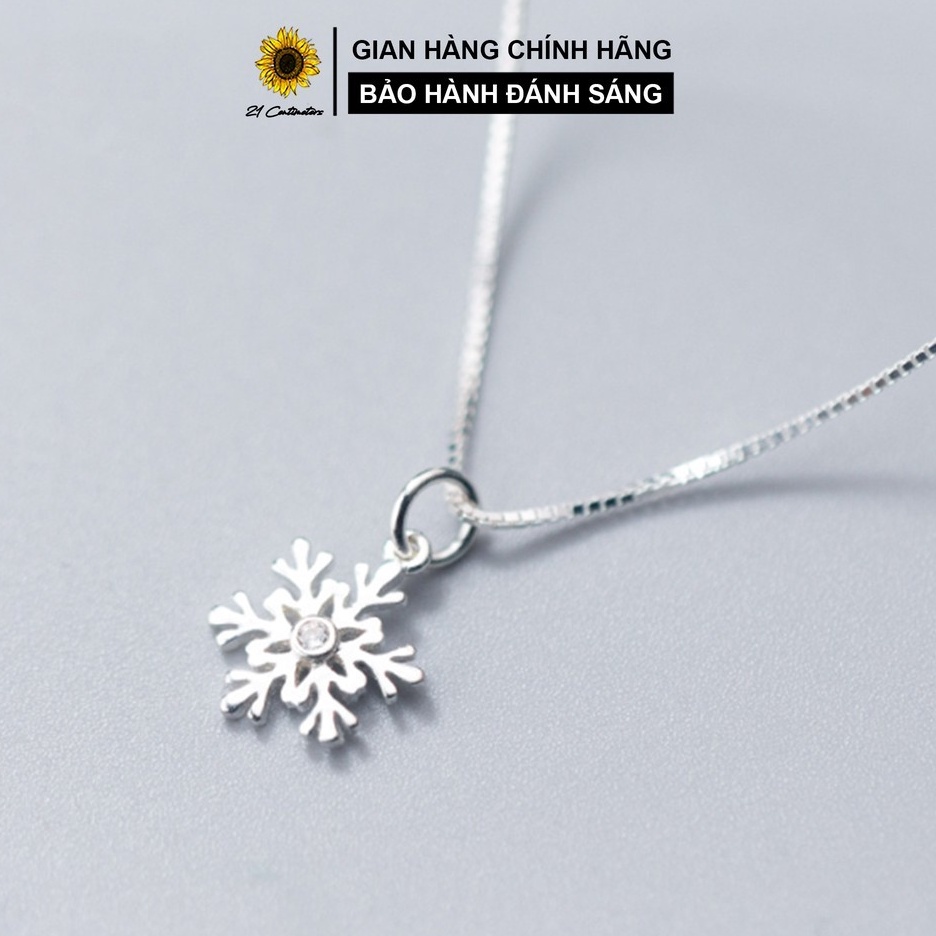 Mặt dây chuyền bạc 21 Centimeters Snow (MDC CHƯA KÈM DÂY)