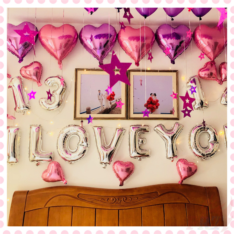 ♦ Party Decoration - Balloons ♦ 1Pc 16Inch Silver Foil Letter Balloons