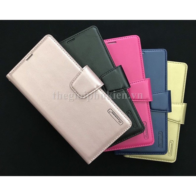 Bao da dạng ví OPPO A12 hiệu Hanman có quai cài