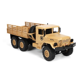 Xe ô tô tải quân sự WPL B16 - Military Truck 6x6 1:16 (Màu Vàng Cát)