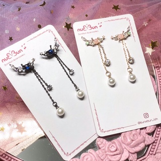 Khuyên Tai Đá Sáng Hai Màu Nhẹ Nhàng Cuốn Hút | twinkle twinkle earrings