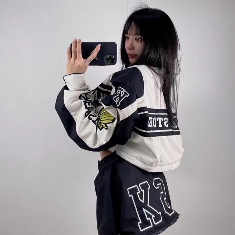 Áo khoác nam nữ áo khoác bóng chày có thể tháo rời nam nữ áo khoác bomber cặp đôi vải dù cao cấp áo jacket unisex bigsize gió 2 lớp phong cách cực chất top