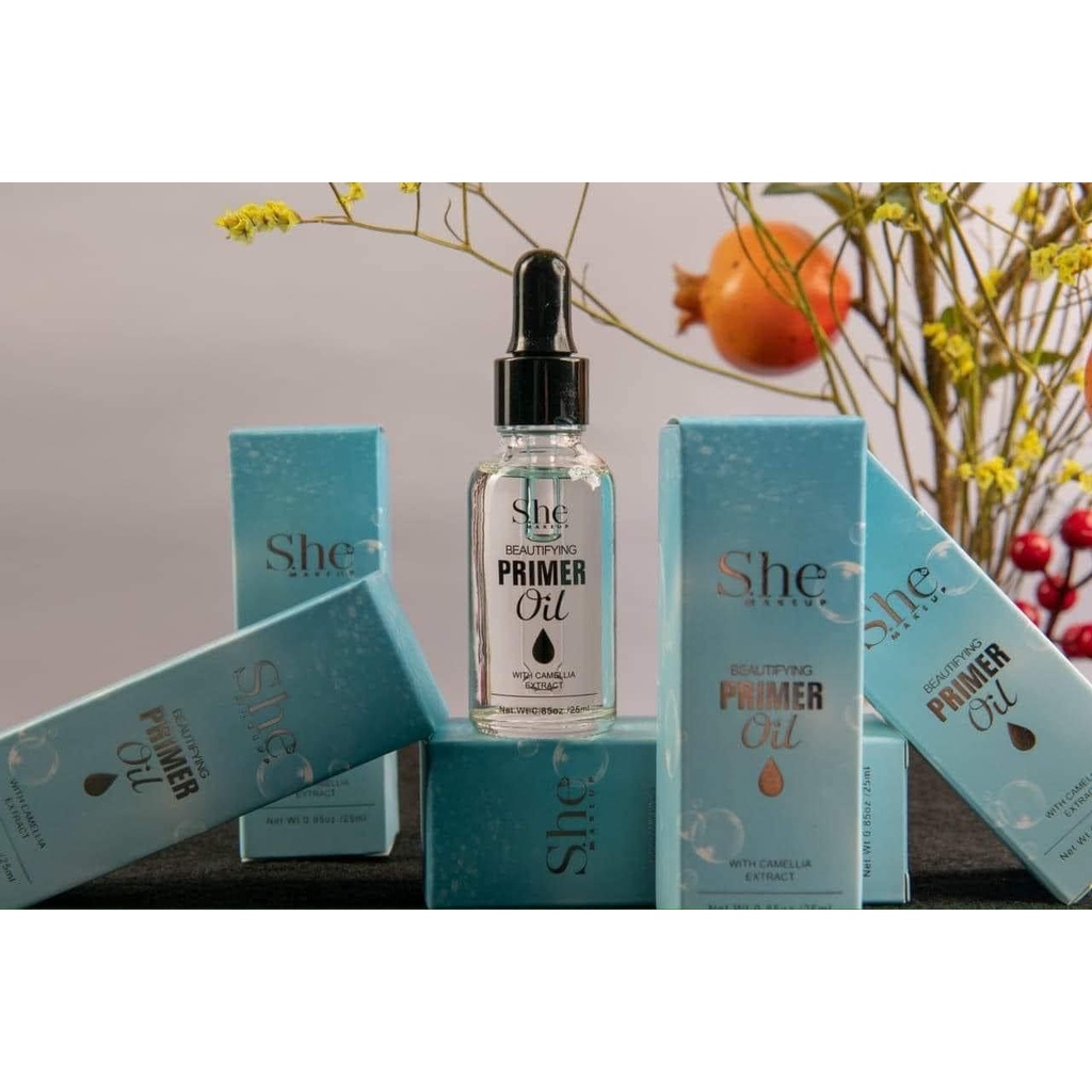 Tinh dầu She Oil Primer Mix Trộn kem nền 25ml chuyên dùng pha Kem Nền