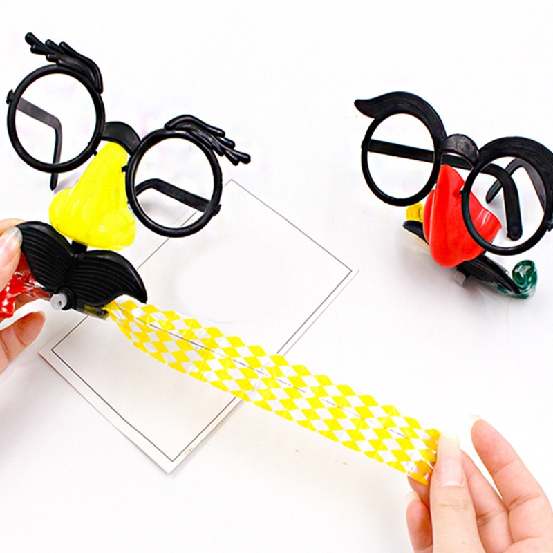 Còi Thổi Hình Rồng Đeo Mắt Kính Vui Nhộn Dùng Làm Quà Tặng Sinh Nhật Cho Bé