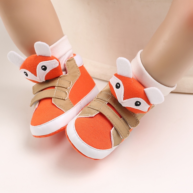 Giày thể thao đế mềm hình gấu hoạt hình dễ thương thời trang cho bé trai sơ sinh 1 tuổi