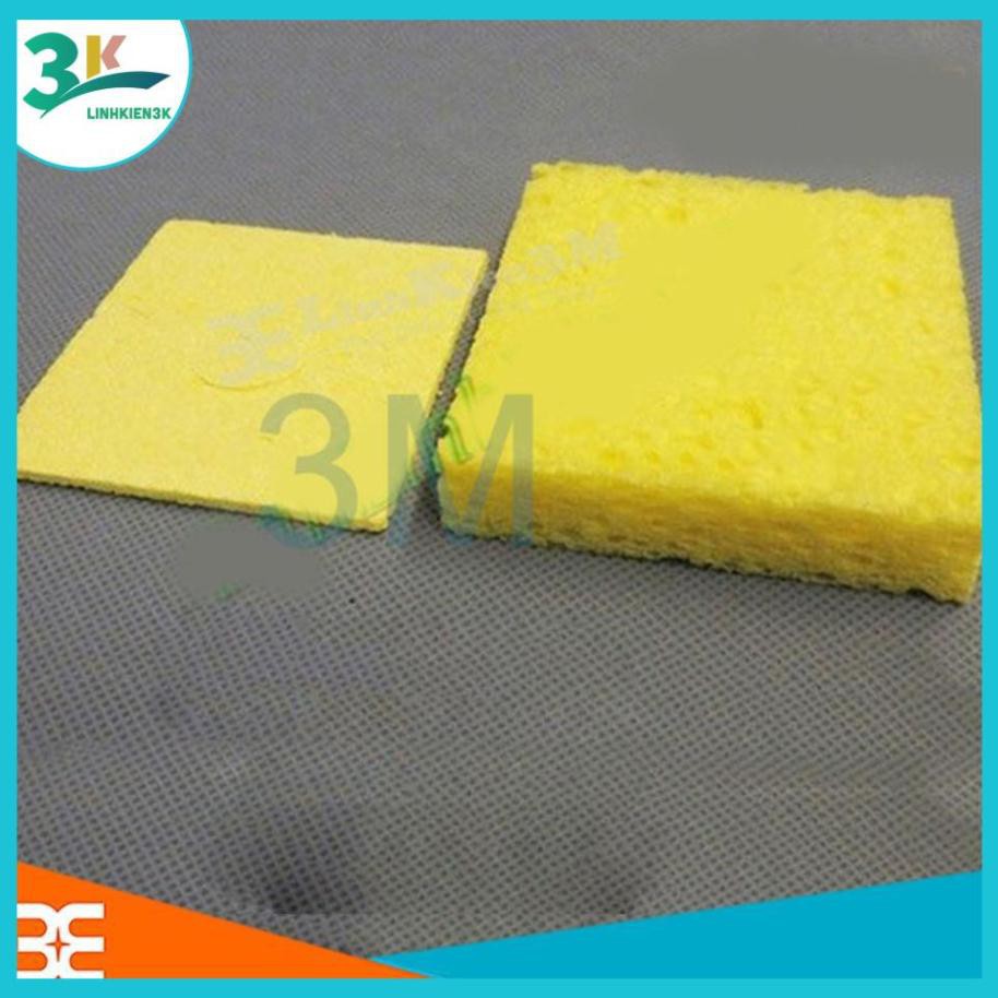 Bọt biển chùi mỏ hàn 6x6 cm (Loại Xịn )