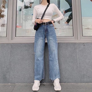 QUẦN CULOTTES BÒ RÁCH CẠP CAO