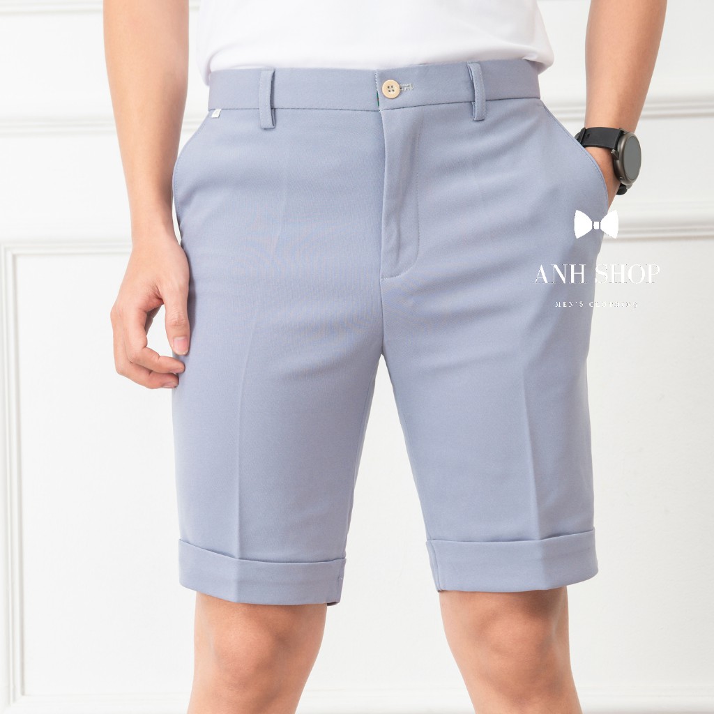 Quần short nam co giãn 4 chiều, phong cách sang trọng lịch lãm (QAST)