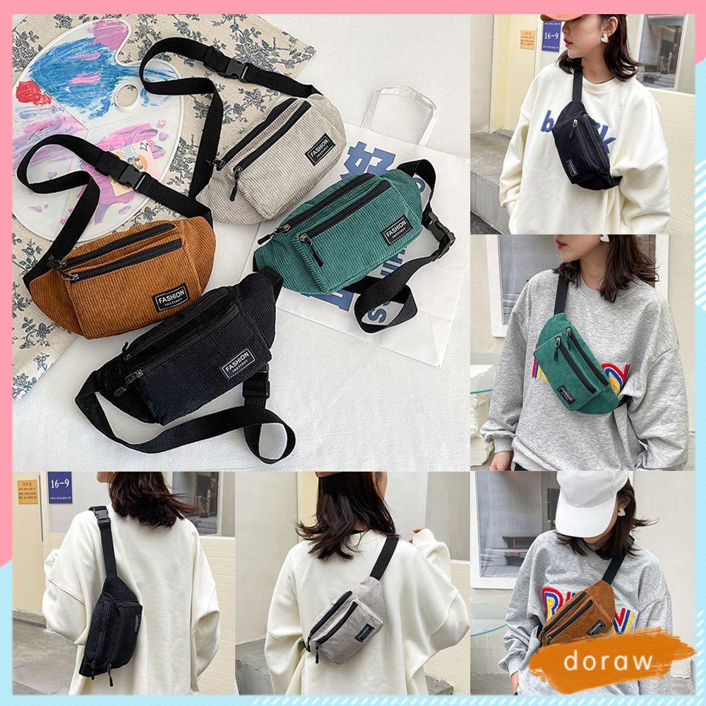 Túi Đeo Chéo Vải Nhung Canvas Thời Trang Cho Nữ
