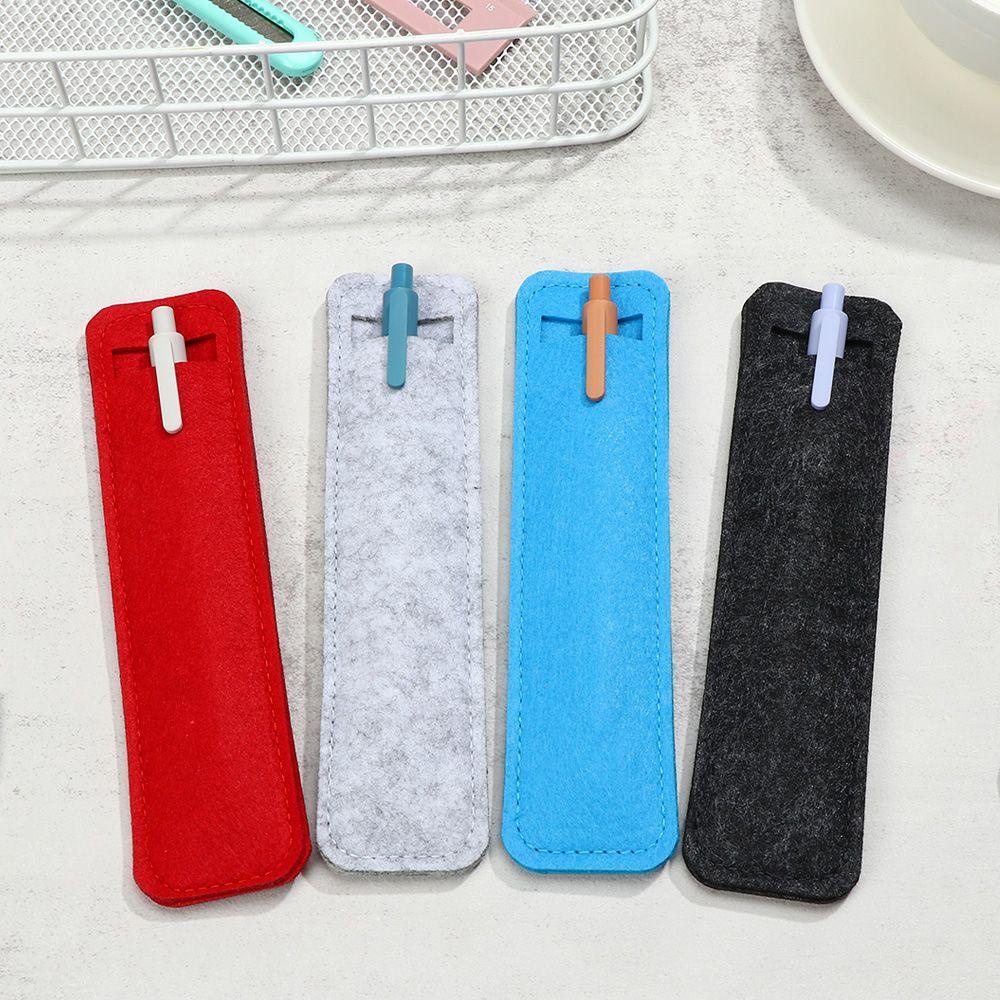 1 Túi Đựng Bút Bằng Vải Nỉ Cho Trường Học / Văn Phòng Ốp