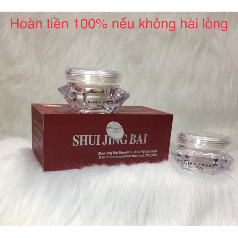 Combo 5 hộp kem sạch nám tàn nhang Shui Jing bai thủy tinh bạch