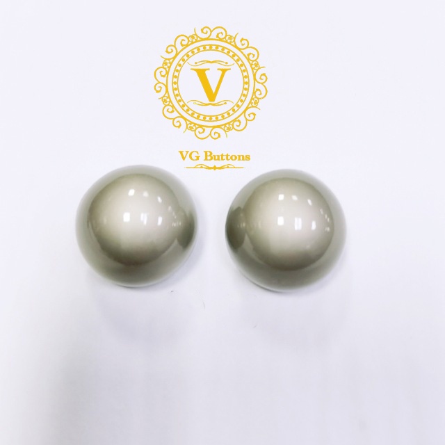 Cúc kim loại cao cấp, hình cầu, chân cao, phù hợp áo vest nam và nữ, quần tây, áo khoác măng tô, áo khoác dạ 2cm