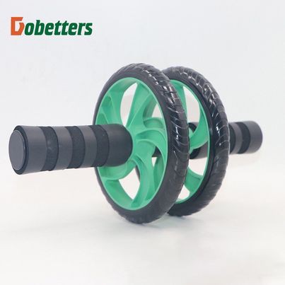 Dụng cụ tập gym thể dục thể thao con lăn tập bụng 2 bánh, máy tập cơ bụng tập gym ab tại nhà TẶNG thảm lót gối CL--095