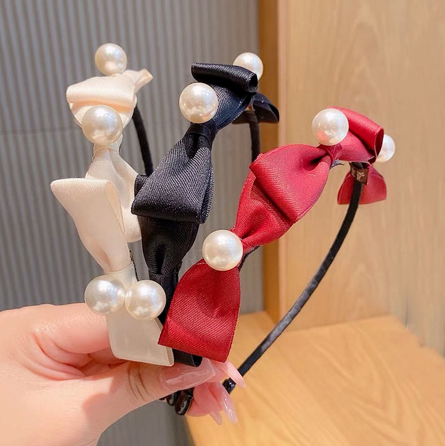 Cài tóc đính ngọc trai nhân tạo thời trang Hàn Quốc thanh lịch